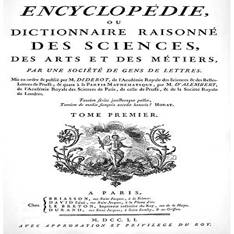 Carátula de L'encyclopedie (1751)