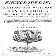 Cartula de L'encyclopedie (1751)