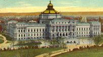 Principal del edificio de la Biblioteca del Congreso en el inicio del siglo 20.