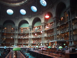 Sala oval de la sede Richelieu, Biblioteca Nacional de Francia