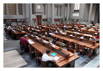 Sala lettura della BNCF