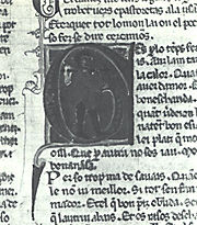 Cermaon (o Cercams) en un 13 del siglo chansonnier.