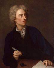 Alexander Pope, circa 1727.