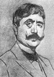 Jean Moras.Retrato por Antonio de La Gandara.
