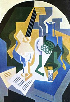 Juan Gris,Guitarra y mandolina, 1919, Galerie Beyeler, Basel