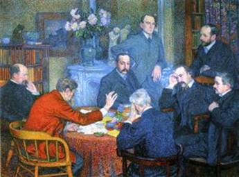 Tho van Rysselberghe, Lectura de Emile Verhaeren