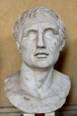 Busto de Menandro, copia romana en mármol de un original griego (c. 343-291 adC)
