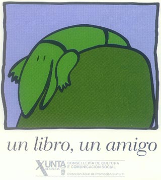 Sticker "Un libro, un amigo"